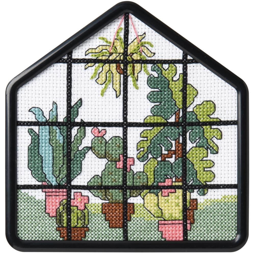 (image for) My 1st Stitch Mini Greenhouse Counted Cross Stitch Kit